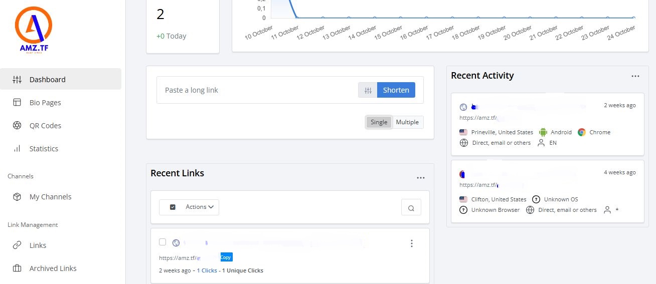 How to Create a Short URL with amz.tf
